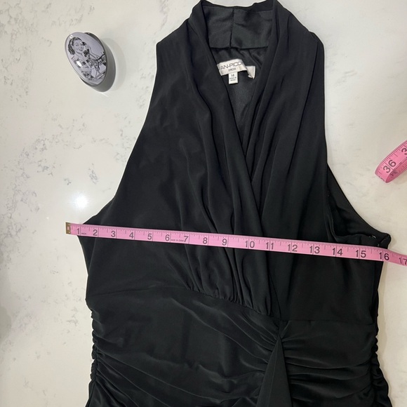 Elegant Black Halter Dress - Picture 8 of 10